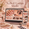 Nails & Lashes Studio — Step-by-Step Video Lessons